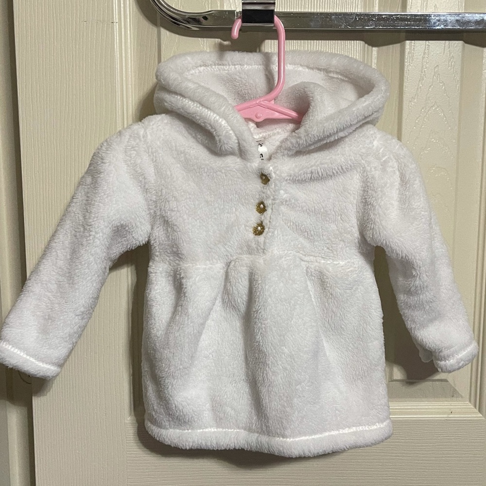 Fuzzy warm jacket